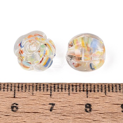 Inner Flower Handmade Lampwork Beads LAMP-N043-02A-01-1