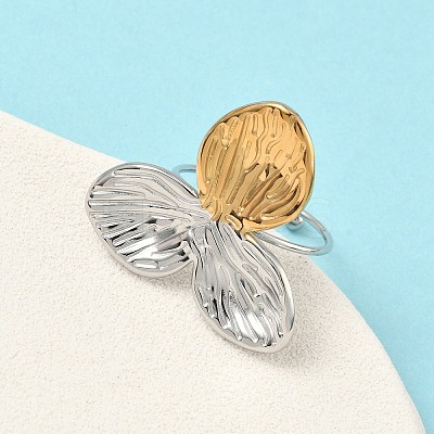 304 Stainless Steel Cuff Rings RJEW-D338-03A-GP-1