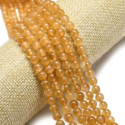 Natural Malaysia Jade Beads Strands G-L645-C01-6mm-15-1
