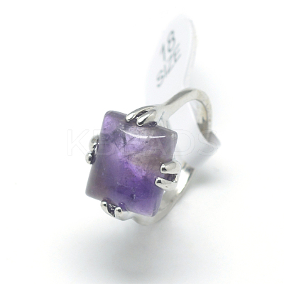Natural Amethyst Rings G-S217-09-B-1