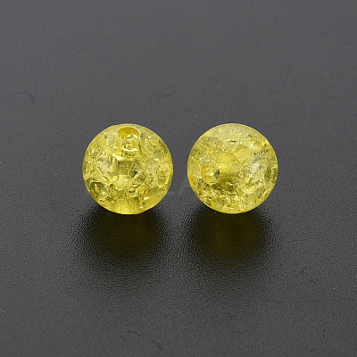 Transparent Crackle Acrylic Beads LS-MACR-S373-66C-N16-1