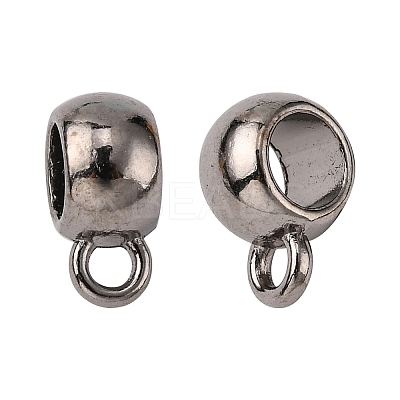 Tibetan Style Alloy Tube Bails LS-TIBEP-LFH251Y-B-FF-1