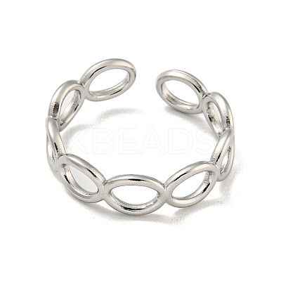 Non-Tarnish 304 Stainless Steel Finger Ring RJEW-C077-04P-1