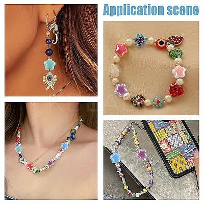 1 Strand Handmade Porcelain Bead Strands PORC-YW0001-36-1