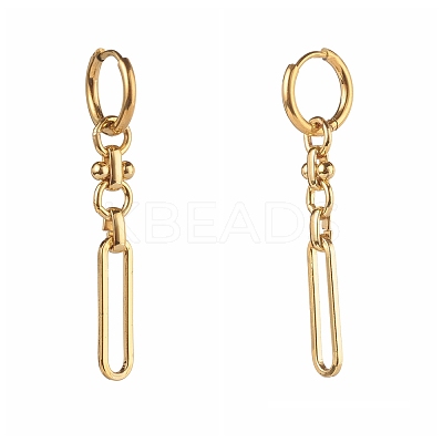 304 Stainless Steel Huggie Hoop Earrings EJEW-JE04550-01-1