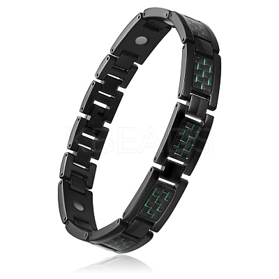 Stainless Steel Panther Chain Watch Band Bracelets JB660C-1