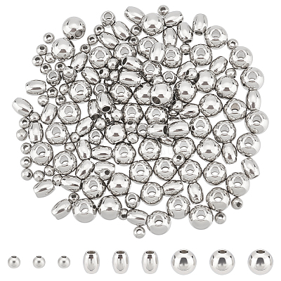 304 Stainless Steel Beads STAS-UN0005-83P-1