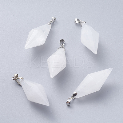 Natural Quartz Crystal Pendants G-G807-D07-1