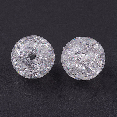 Transparent Acrylic Beads X-PAB984Y-1-1