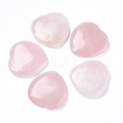 Natural Rose Quartz Thumb Worry Stone LS-G-N0325-01H-1