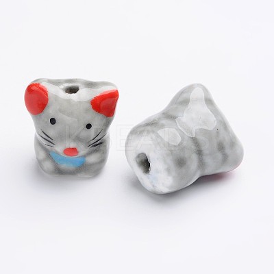 Handmade Porcelain Beads PORC-I009-06-1