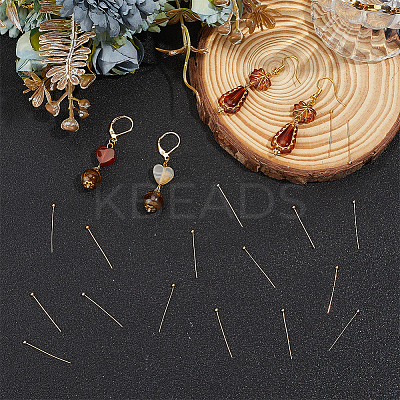 Brass Ball Head Pins KK-BBC0025-60C-1