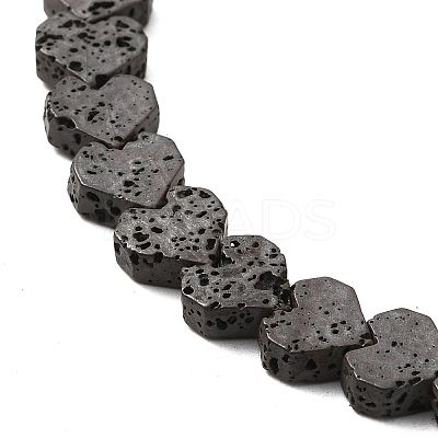 Wholesale Electroplated Natural Lava Rock Beads Strands