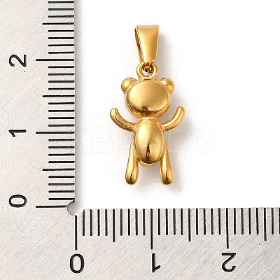 PVD Vacuum Plating 304 Stainless Steel Pendants STAS-M322-20G-1