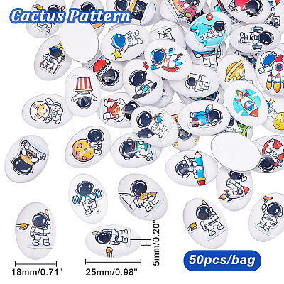 Glass Cabochons GLAA-PH0002-26B-1