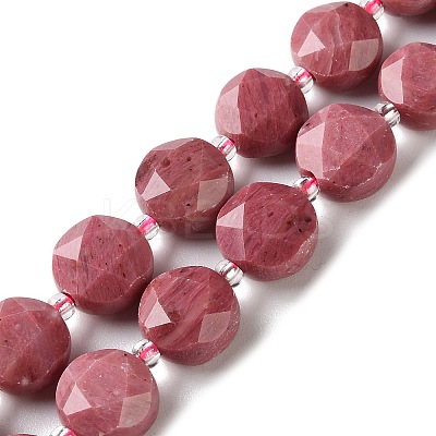 Natural Rhodonite Beads Strands G-C116-A179-01A-1