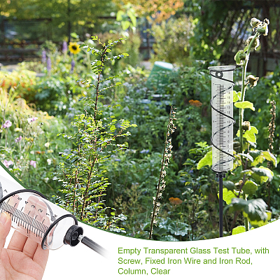 7 Inch Capacity Spiral Rain Gauge Set TOOL-WH0051-23EB-1