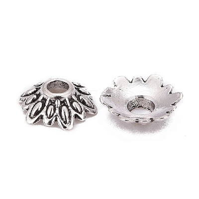 Tibetan Style Bead Caps LS-LFH10352Y-NF-1