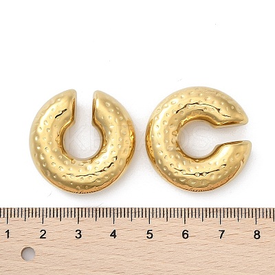 304 Stainless Steel C-Shaped Cuff Earrings for Women EJEW-M068-06G-1
