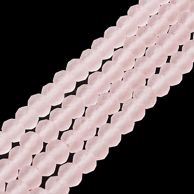 Transparent Glass Beads Strands EGLA-A034-T8mm-MD22-1