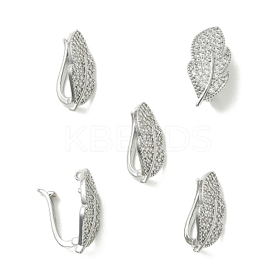 SHEGRACE Bras Micro Pave Clear Cubic Zirconia Snap Clasps XGRQ5F095-808P-1