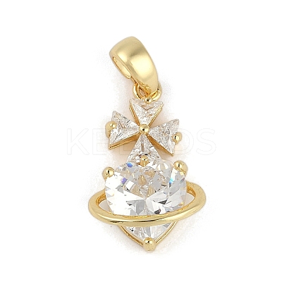Brass Clear Glass Pendants RGLA-M002-05G-1
