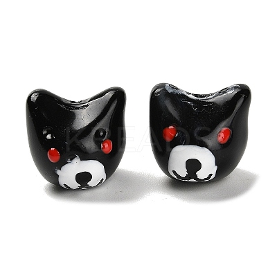 Baking Paint Glass Beads LAMP-I028-02A-1