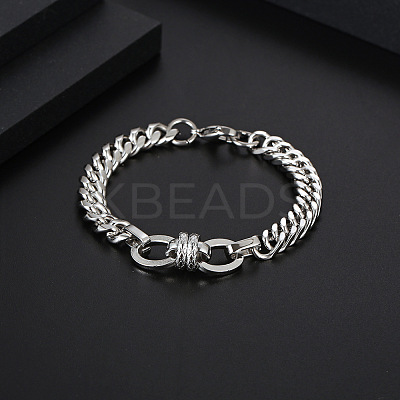304 Stainless Steel Link Bracelets WG6E6B6-01-1