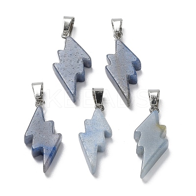 Natural & Synthetic Mixed Gemstone Pendants G-C057-01P-1