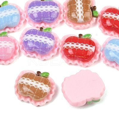 Opaque Resin Cabochons LS-RESI-C067-01D-1
