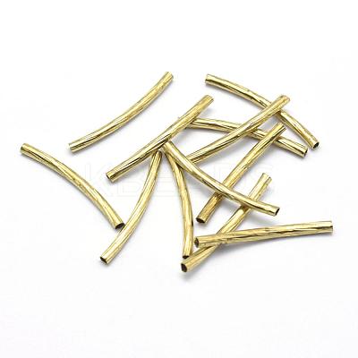 Brass Tube Beads KK-A143-34A-C-RS-1