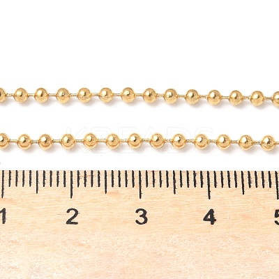 304 Stainless Steel Ball Chain Necklace MAK-R012-02G-1