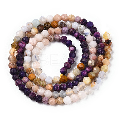 Natural Mixed Gemstone Beads Strands G-D080-A01-02-05-1