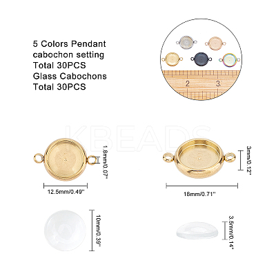 DIY PVD Vacuum Plating 304 Stainless Steel Links Making DIY-UN0002-24-1