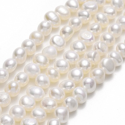 Natural Cultured Freshwater Pearl Beads Strands PEAR-A005-09-01-X-1