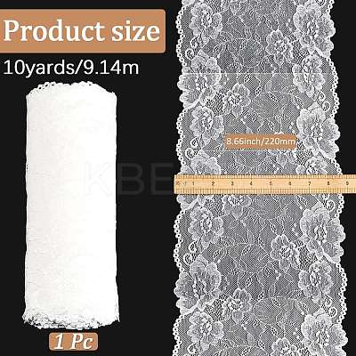 Polyester Lace Trim Ribbon OCOR-WH20006-33A-1