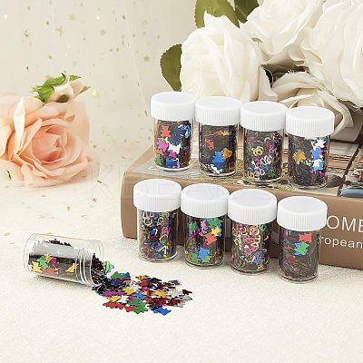 PVC Nail Art Glitter Sequins MRMJ-NB0001-08-1