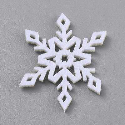 Snowflake Felt Fabric Christmas Theme Decorate DIY-H111-A08-1