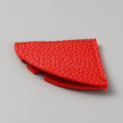 PU Leather Fan Bookmarks AJEW-WH20128-004A-1