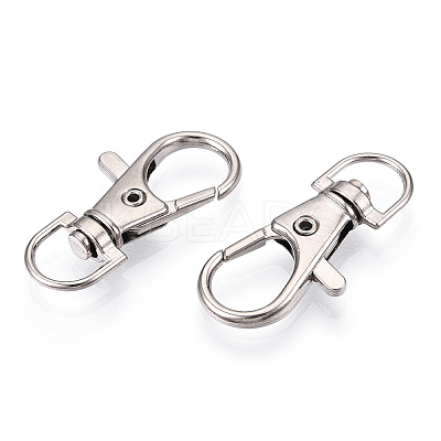 Alloy Swivel Lobster Claw Clasps FIND-T069-01B-P-1
