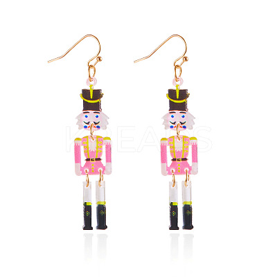 Christmas Theme Acrylic Human Dangle Earrings FS-WGA2E6F-06-1