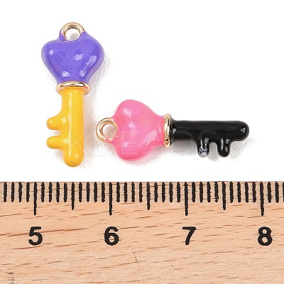 Alloy Enamel Pendants ENAM-A012-06G-1