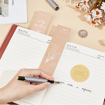 20Pcs 20 Style Paper Bookmarks AJEW-WH0007-12-1