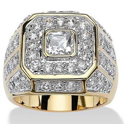 Alloy with Crystal Rhinestone Finger Rings for Men FS-WGD5024-03-1