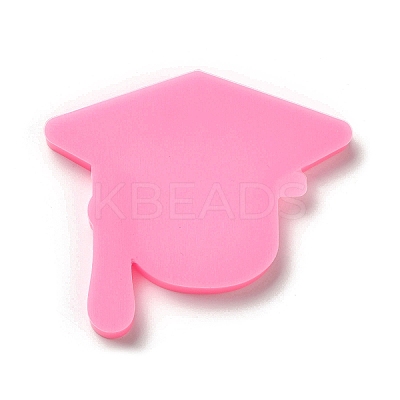 Graduation Season Theme Silicone Keychain Pendant Molds AJEW-M221-04A-1