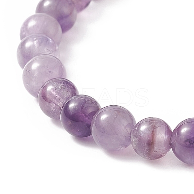 Natural & Synthetic Gemstone Beads Stretch Bracelets BJEW-JB09206-1