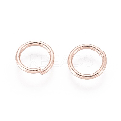 304 Stainless Steel Open Jump Rings STAS-O098-02RG-11-1