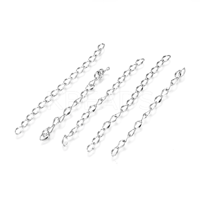 Non-Tarnish 304 Stainless Steel Chain Extender STAS-I147-01P-1