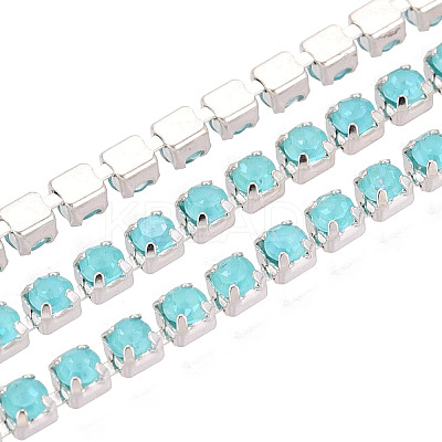 Iron Rhinestone Cup Chains CH-T006-01A-11-1