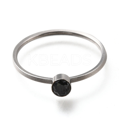 304 Stainless Steel Finger Rings RJEW-B0005-7-02P-A-1